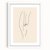 Minimalist Line Art – Elegant Figure Drawing for Modern Wall Decor