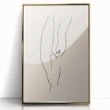 Minimalist Line Art – Elegant Figure Drawing for Modern Wall Decor