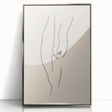 Minimalist Line Art – Elegant Figure Drawing for Modern Wall Decor