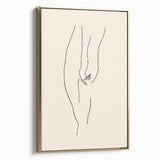 Minimalist Line Art – Elegant Figure Drawing for Modern Wall Decor