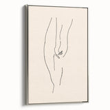 Minimalist Line Art – Elegant Figure Drawing for Modern Wall Decor