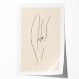 Minimalist Line Art – Elegant Figure Drawing for Modern Wall Decor