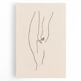 Minimalist Line Art – Elegant Figure Drawing for Modern Wall Decor