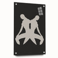Minimalist Silhouette Art – Abstract Modern Figure Wall Decor in Black