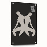 Minimalist Silhouette Art – Abstract Modern Figure Wall Decor in Black