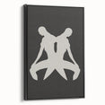Minimalist Silhouette Art – Abstract Modern Figure Wall Decor in Black