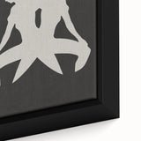 Minimalist Silhouette Art – Abstract Modern Figure Wall Decor in Black