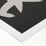 Minimalist Silhouette Art – Abstract Modern Figure Wall Decor in Black