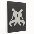 Minimalist Silhouette Art – Abstract Modern Figure Wall Decor in Black
