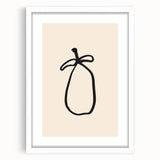 Minimalist Line Art – Abstract Modern Fruit Drawing for Stylish Decor