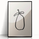 Minimalist Line Art – Abstract Modern Fruit Drawing for Stylish Decor
