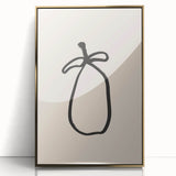 Minimalist Line Art – Abstract Modern Fruit Drawing for Stylish Decor
