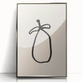 Minimalist Line Art – Abstract Modern Fruit Drawing for Stylish Decor
