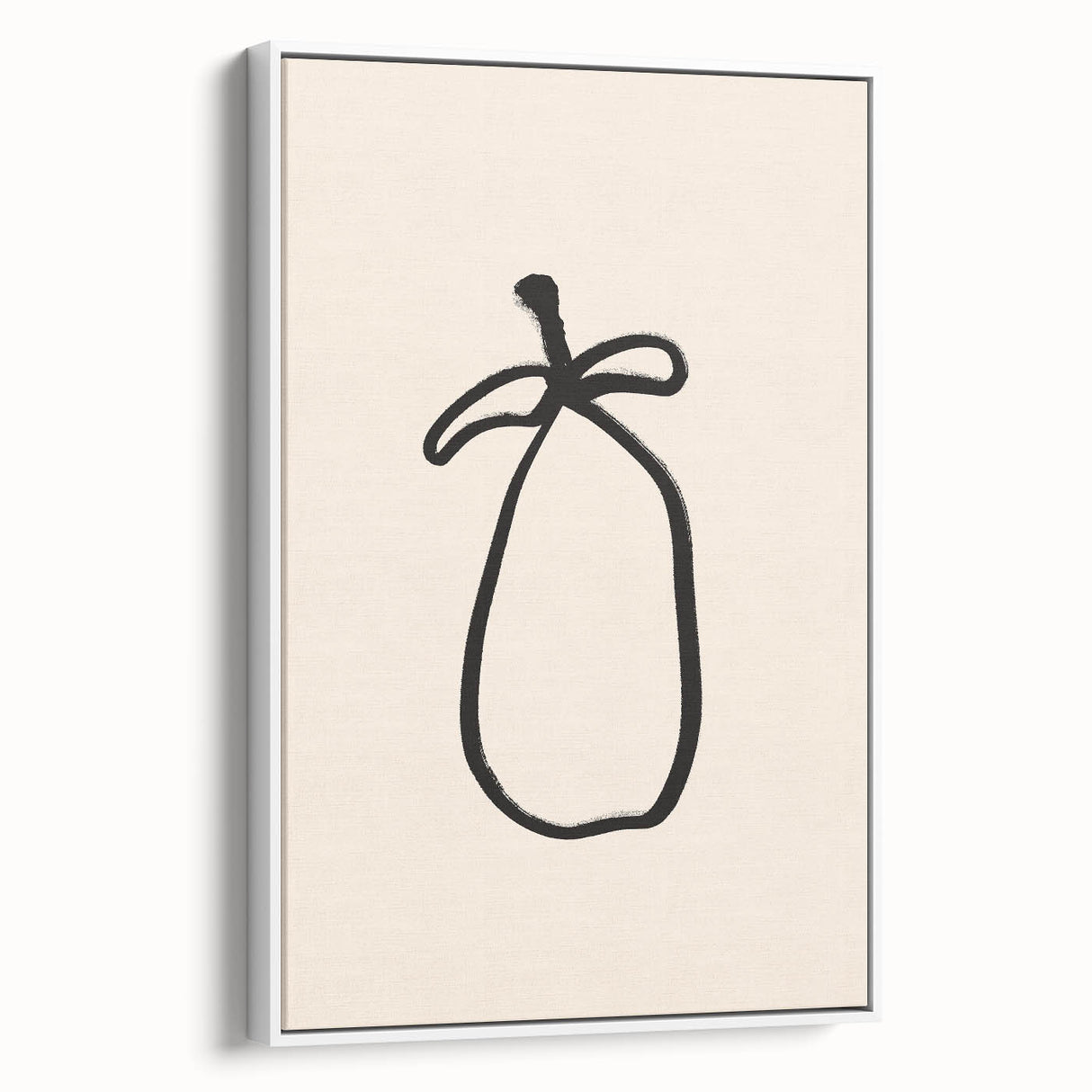 Minimalist Line Art – Abstract Modern Fruit Drawing for Stylish Decor
