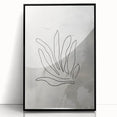 Minimalist Botanical Line Art – Abstract Plant Drawing for Modern Decor