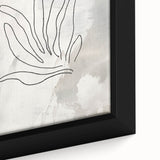 Minimalist Botanical Line Art – Abstract Plant Drawing for Modern Decor