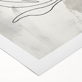 Minimalist Botanical Line Art – Abstract Plant Drawing for Modern Decor