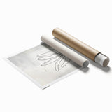 Minimalist Botanical Line Art – Abstract Plant Drawing for Modern Decor