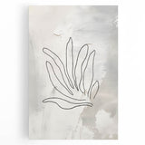 Minimalist Botanical Line Art – Abstract Plant Drawing for Modern Decor