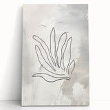 Minimalist Botanical Line Art – Abstract Plant Drawing for Modern Decor