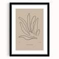 Minimalist Botanical Study – Modern Abstract Line Art for Wall Decor