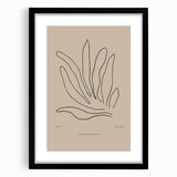 Minimalist Botanical Study – Modern Abstract Line Art for Wall Decor
