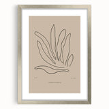 Minimalist Botanical Study – Modern Abstract Line Art for Wall Decor
