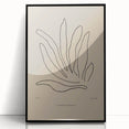 Minimalist Botanical Study – Modern Abstract Line Art for Wall Decor