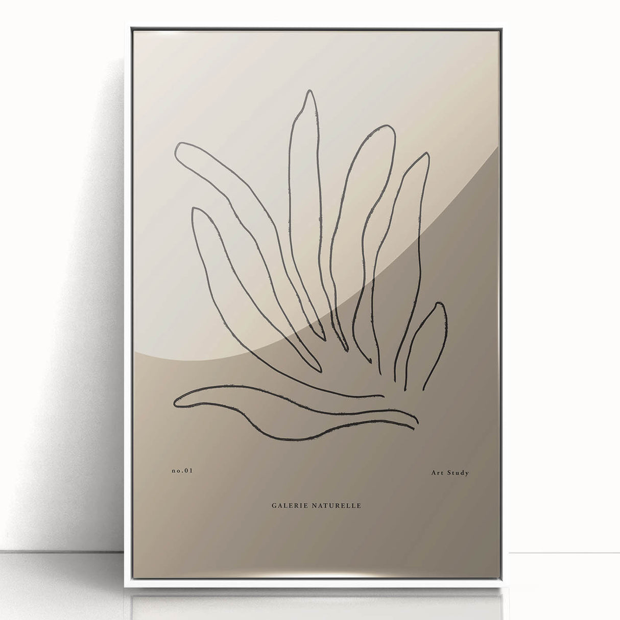Minimalist Botanical Study – Modern Abstract Line Art for Wall Decor