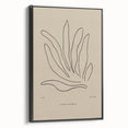 Minimalist Botanical Study – Modern Abstract Line Art for Wall Decor