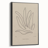 Minimalist Botanical Study – Modern Abstract Line Art for Wall Decor