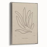 Minimalist Botanical Study – Modern Abstract Line Art for Wall Decor