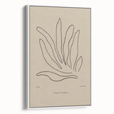 Minimalist Botanical Study – Modern Abstract Line Art for Wall Decor