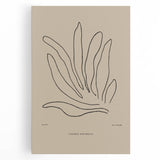 Minimalist Botanical Study – Modern Abstract Line Art for Wall Decor