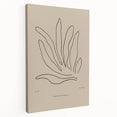 Minimalist Botanical Study – Modern Abstract Line Art for Wall Decor