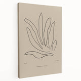 Minimalist Botanical Study – Modern Abstract Line Art for Wall Decor