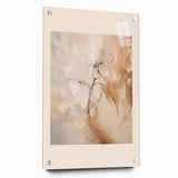 Minimalist Floral Art – Elegant Abstract Flower Wall Decor for Modern Homes