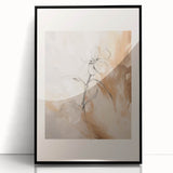 Minimalist Floral Art – Elegant Abstract Flower Wall Decor for Modern Homes
