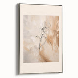 Minimalist Floral Art – Elegant Abstract Flower Wall Decor for Modern Homes