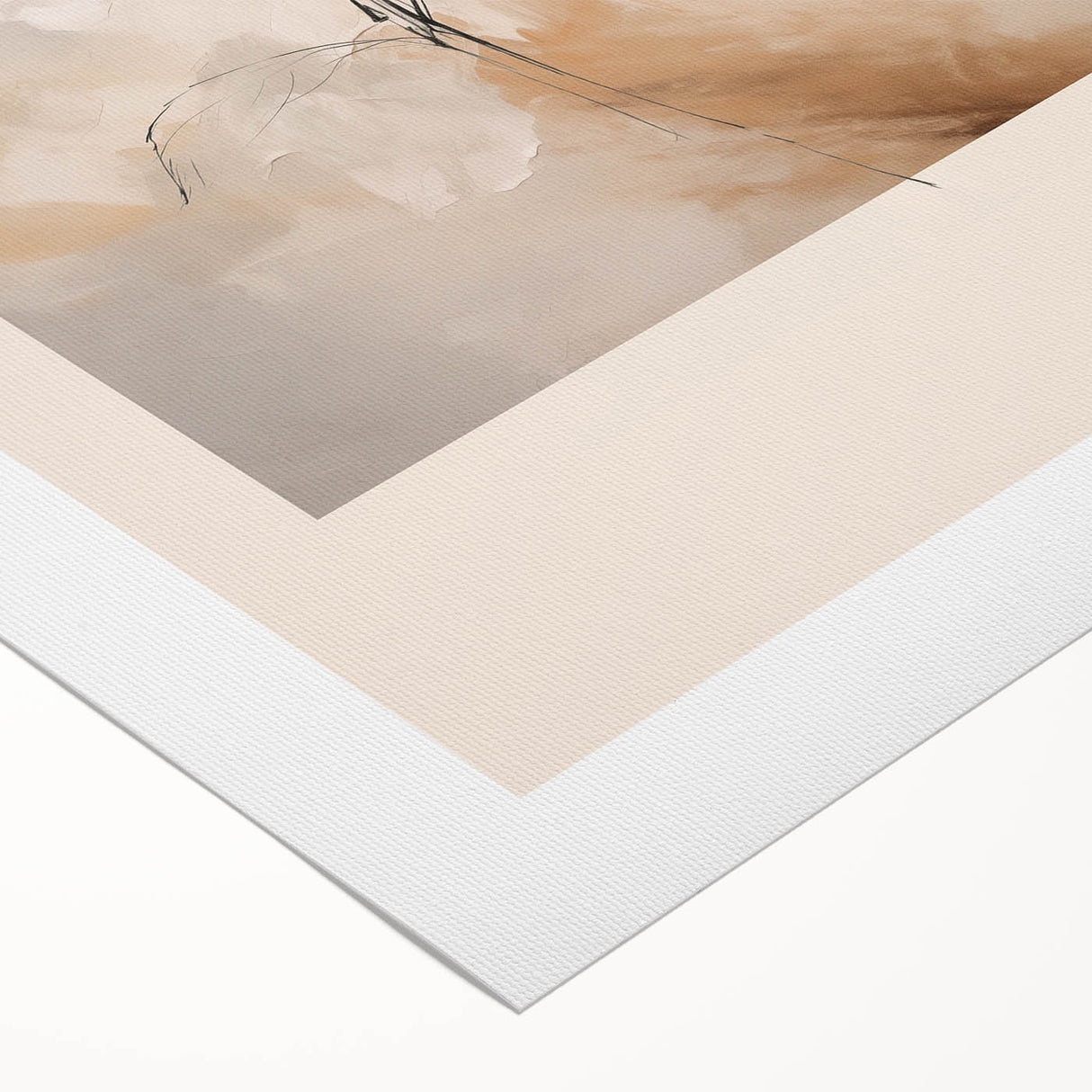 Minimalist Floral Art – Elegant Abstract Flower Wall Decor for Modern Homes