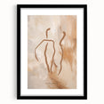 Abstract Minimalist Figure Art – Modern Line Drawing for Contemporary Decor