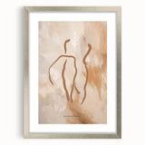 Abstract Minimalist Figure Art – Modern Line Drawing for Contemporary Decor