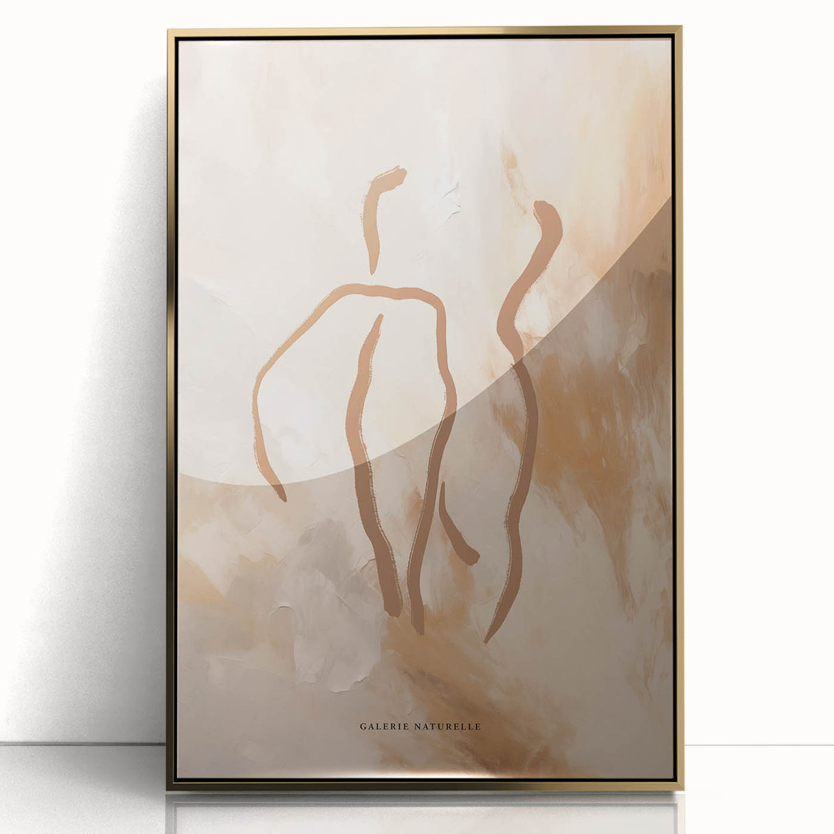Abstract Minimalist Figure Art – Modern Line Drawing for Contemporary Decor