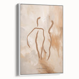 Abstract Minimalist Figure Art – Modern Line Drawing for Contemporary Decor
