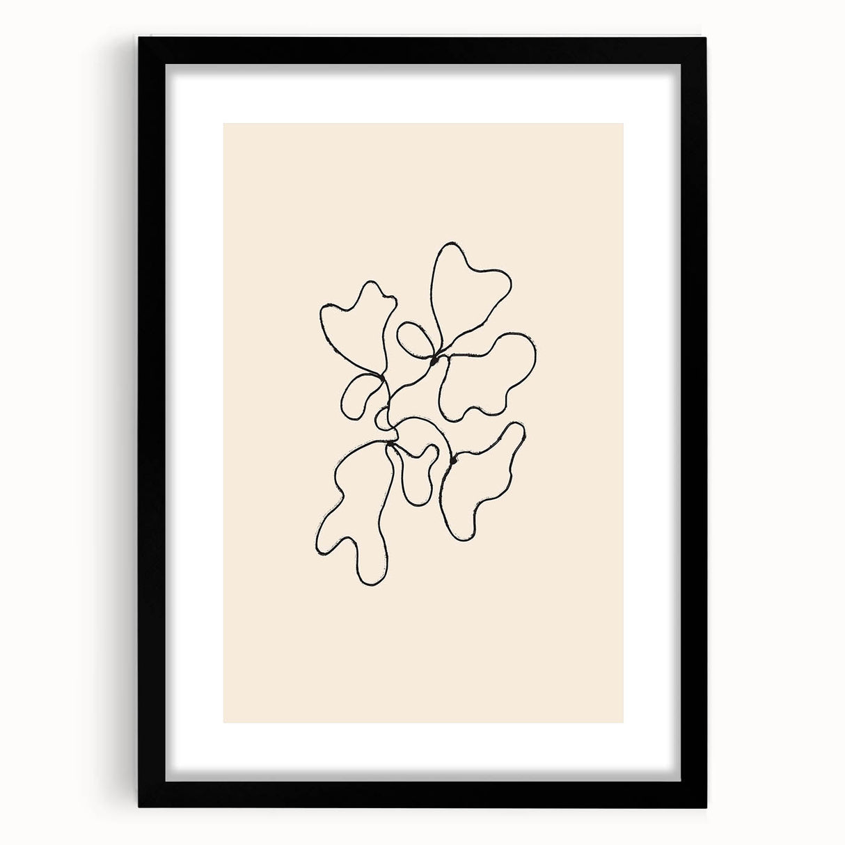 Minimalist Abstract Line Art – Modern Organic Shapes for Wall Decor