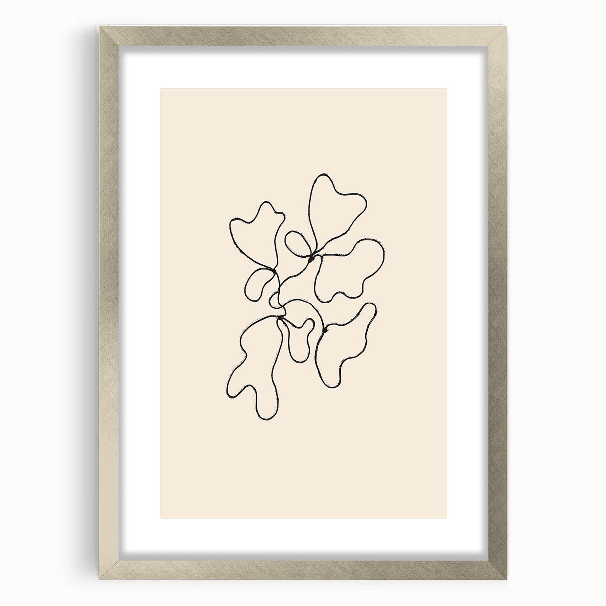 Minimalist Abstract Line Art – Modern Organic Shapes for Wall Decor