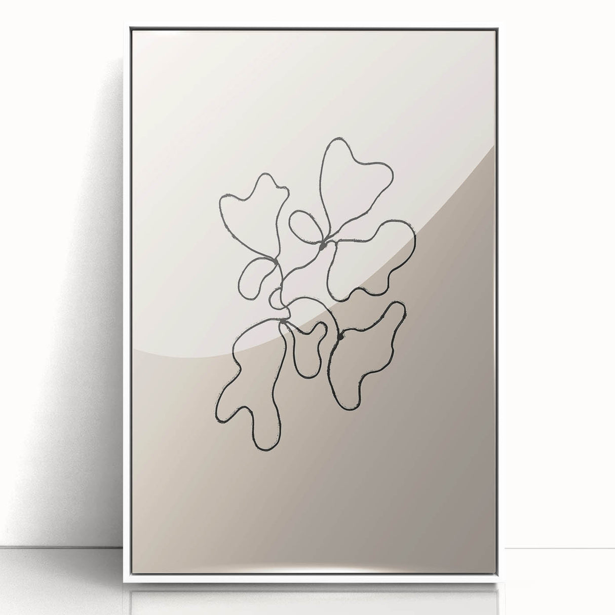 Minimalist Abstract Line Art – Modern Organic Shapes for Wall Decor