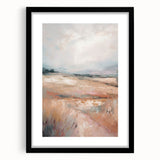 Serene Minimalist Landscape Art – Abstract Nature Scene for Modern Decor