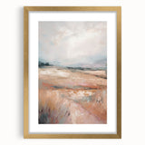 Serene Minimalist Landscape Art – Abstract Nature Scene for Modern Decor