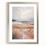 Serene Minimalist Landscape Art – Abstract Nature Scene for Modern Decor